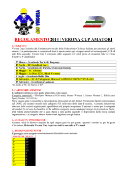 regolamento completo - Federciclismo Verona