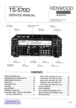Kenwood - TS-570D Service manual