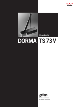 Chiudiporta TS73V DORMA