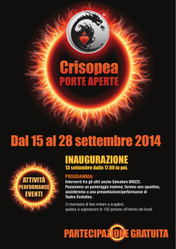 INAUGURAZIONE