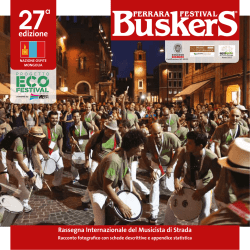 Brochure 2014 - Ferrara Buskers Festival