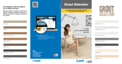 Grout Selection