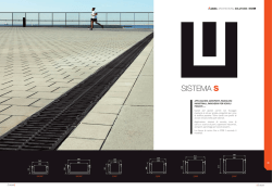 Canale di Drenaggio Sistema S - ULMA Architectural Solutions