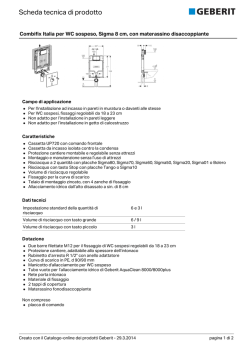 Scheda tecnica di prodotto