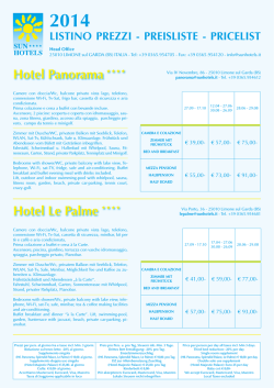 Hotel Panorama Hotel Le Palme