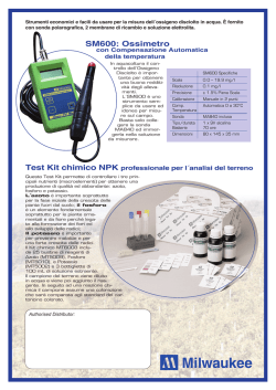 Depliant Agricoltura