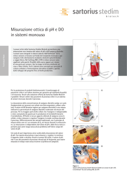 Misurazione ottica di pH e DO in sistemi monouso