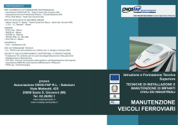 IFTS &ndash; Manutenzione Veicoli Ferroviari