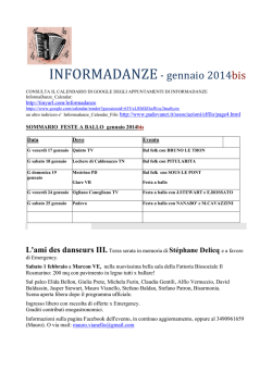 INFORMADANZE -‐ gennaio 2014bis