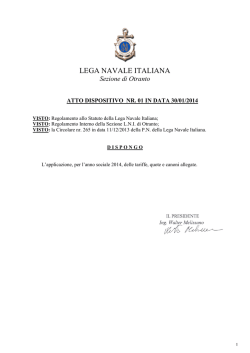 quote e canoni 2014 - LEGA NAVALE ITALIANA