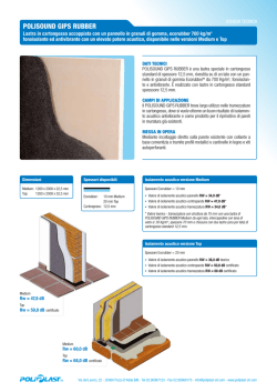 Scarica la Scheda Tecnica