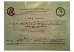 Sheng Yu-Award* - Carlo Mereghetti
