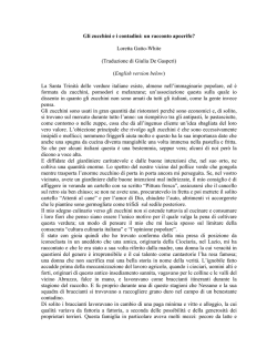 Gli zucchini e i contadini: un racconto apocrifo? Loretta Gatto