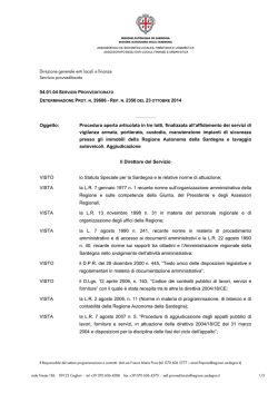 EP. N. 2350 ______ Oggetto: Procedura aperta articolata in tre lotti