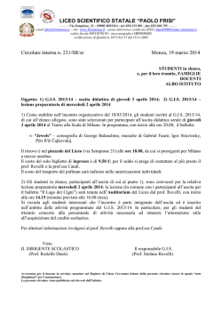testo - Liceo Frisi