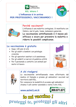 Vaccino antinfluenzale, vedi le info utili