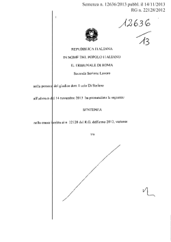 Sentenza prelivo INPS