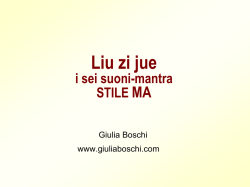liu zi jue - Giulia Boschi