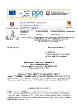 Graduatoria - Isissfalconebarrafranca.it