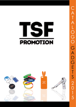 CATAOGO 2014 - TSF Promotion