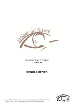 scarica il bando - Associazione Culturale Fucina Visionaria
