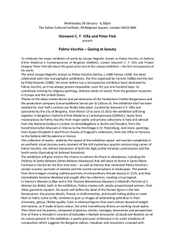 Giovanni C. F. Villa and Peter Fink Palma Vecchio &ndash; Gazing at beauty