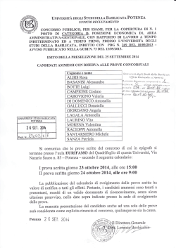Potenza ZU&sect;[i.7&Ugrave;i+ - Universit&agrave; degli Studi della Basilicata