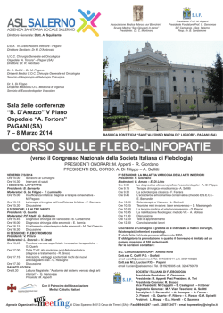CORSO SULLE FLEBO
