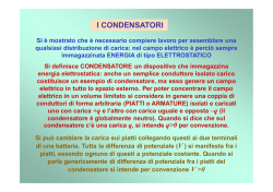I CONDENSATORI