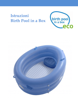 Istruzioni Birth Pool in a Box