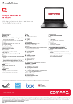 PSG Consumer 2C14 Compaq Notebook Datasheet