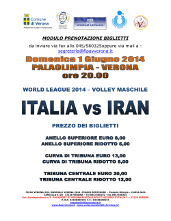 l modulo - FIPAV Verona