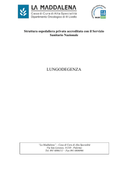 Brochure - Lungodegenza
