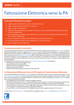 Download PDF Fatturazione Elettronica PA WHITE