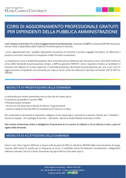 corsi di aggiornamento professionale gratuiti per dipendenti della