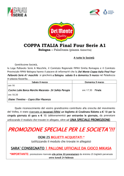 Brochure - YZ volley Bologna