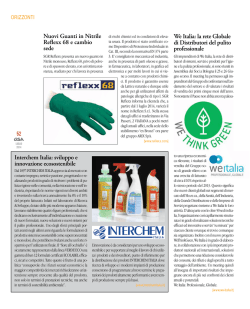 Nuovi Guanti in Nitrile Reflexx 68 e cambio sede We Italia: la rete
