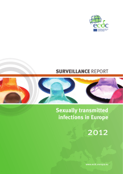 Sexually transmitted infections in Europe 2012 - ECDC