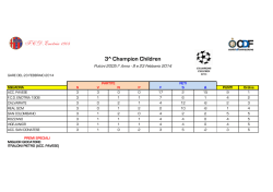 Riepilogo Incontri - F.C. Enotria 1908
