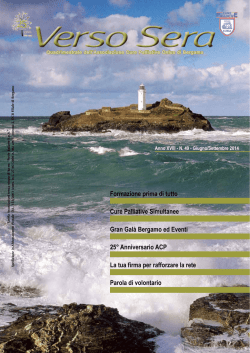 49 verso sera GIUGNO 2014 - Associazione Cure Palliative