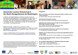 Programm zur Veranstaltung