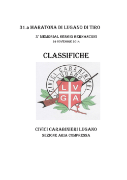 Classifica - Societ&agrave; Civici Carabinieri