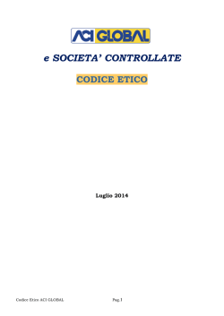 Codice Etico - ACI Infomobility