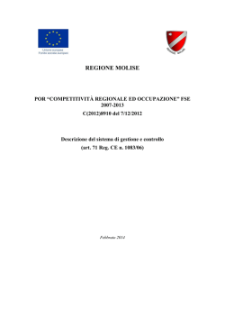 Relazione SI. GE. CO. - Febbraio 2014