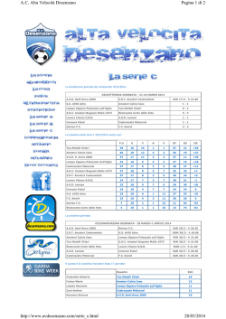 Pagina 1 di 2 A.C. Alta Velocit&agrave; Desenzano 28/03/2014 http://www