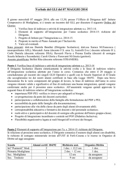 Verbale GLI (2) - Istituto Comprensivo di Modigliana