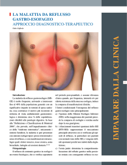 La malattia da reflusso