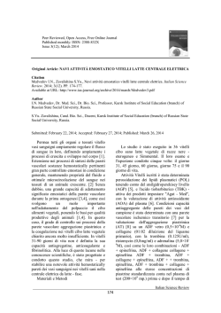 Medvedev I.N., Zavalishina S.Yu. Navi attivit&agrave;