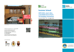 2014 Bozza Brochure Summer School2.pub