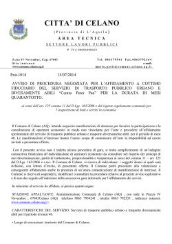 Avviso ed allegato 1